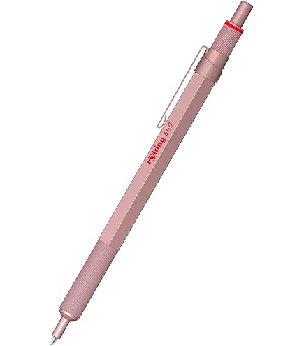 Amazon.com : Rotring 600 Metallic Ballpoint Pen Medium Point Black